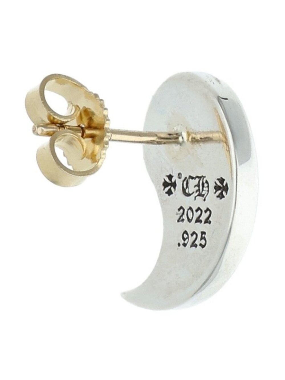 Chrome Hearts Yin Yang Silver Earrings